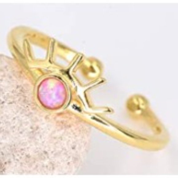 espere Sterling Silver Evil Eye Ring - Picture 3 of 3